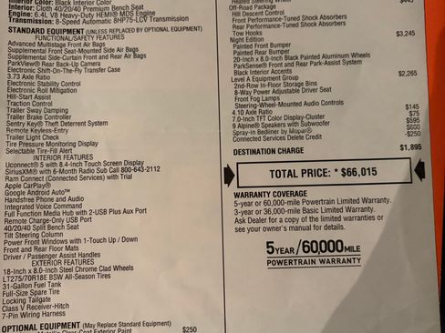 Used 2022 RAM 2500 Big Horn w/ Night Edition image 15