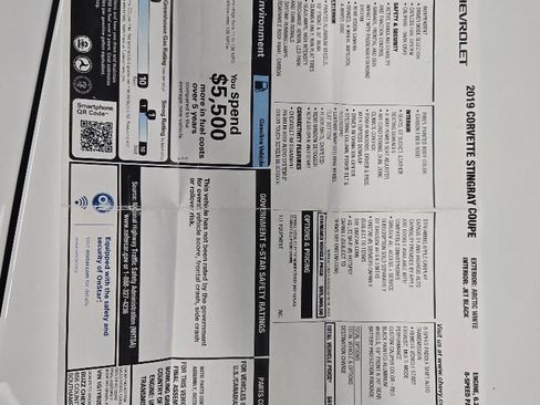 Used 2019 Chevrolet Corvette Stingray Coupe w/ Battery Protection Package image 11