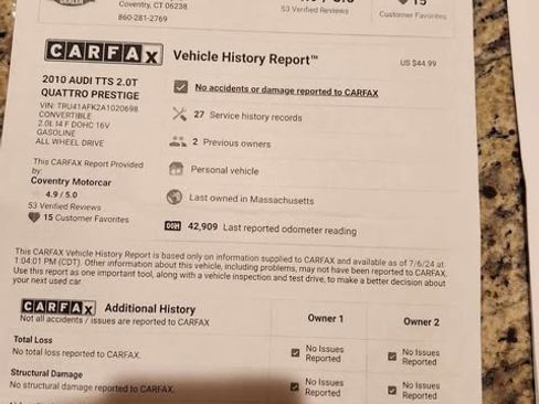 Used 2010 Audi TTS 2.0T Prestige image 21