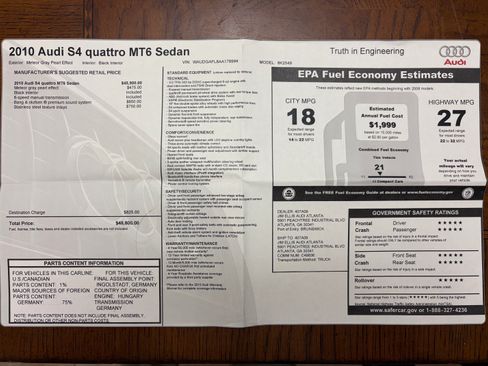 Used 2010 Audi S4 Premium Plus image 20