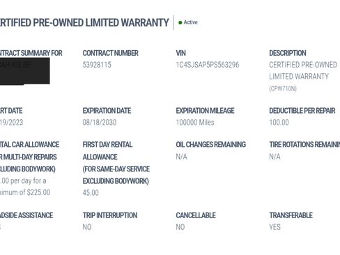 Used 2023 Jeep Wagoneer L 4WD w/ Convenience Group I image 2