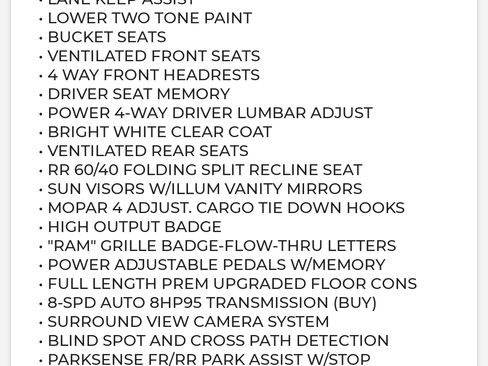 Used 2024 RAM 1500 TRX w/ TRX Level 2 Equipment Group image 5