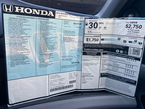 Used 2014 Honda Accord EX-L image 10