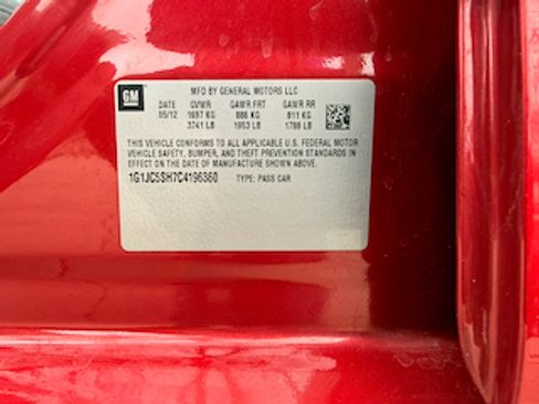 Used 2012 Chevrolet Sonic LT image 15