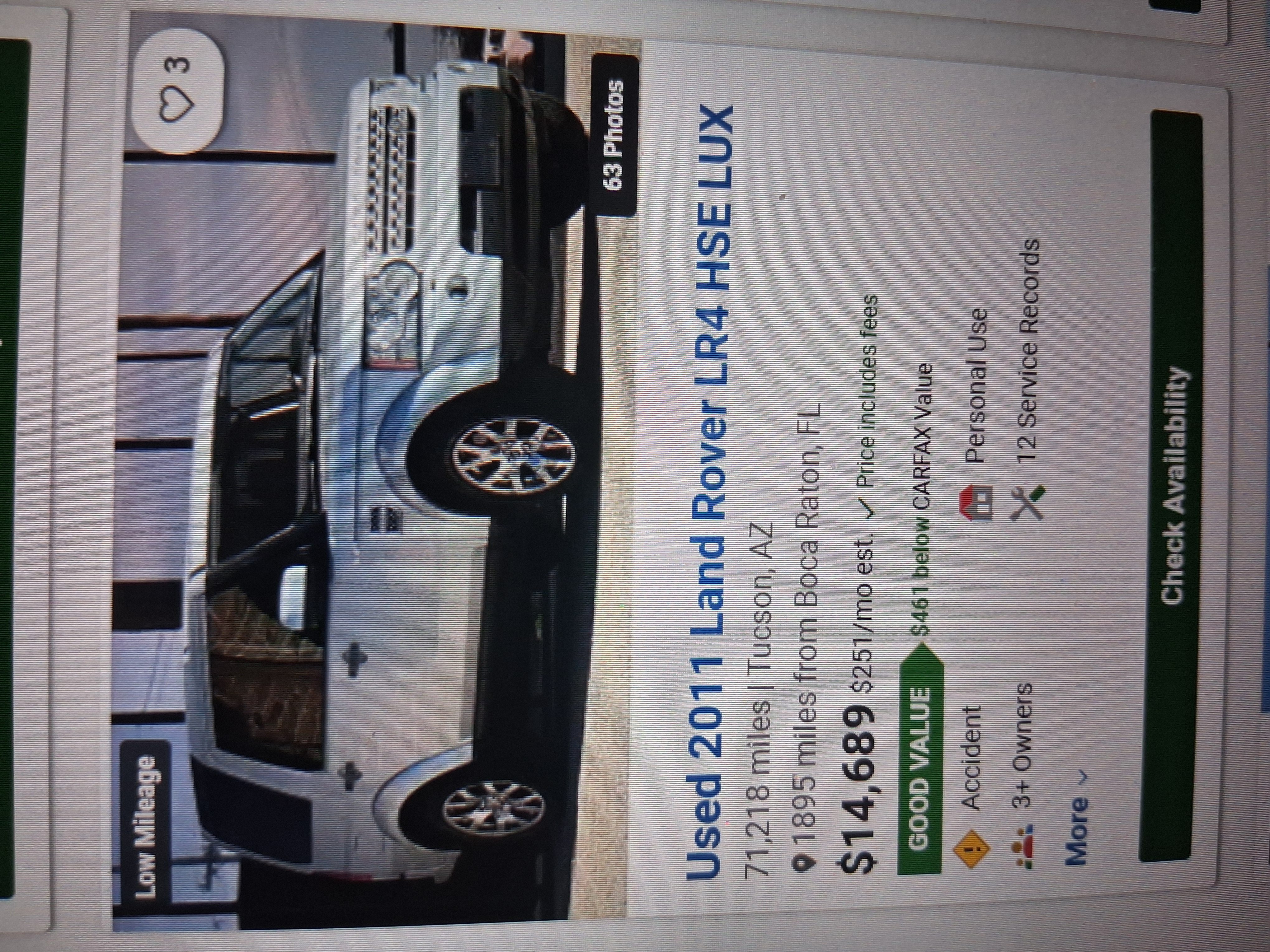 Used 2011 Land Rover LR4 HSE AWD/4WD image 17