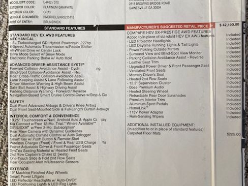 Used 2024 Kia Sorento SX Prestige image 13