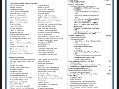 Used 2018 Chevrolet Silverado 1500 LTZ Z71 w/ LTZ Plus Package image 24