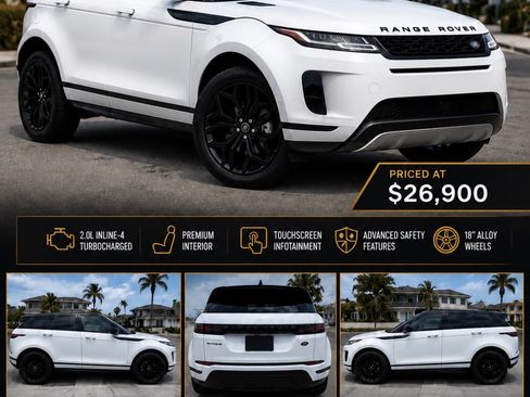 Used 2021 Land Rover Range Rover Evoque S AWD/4WD image 1