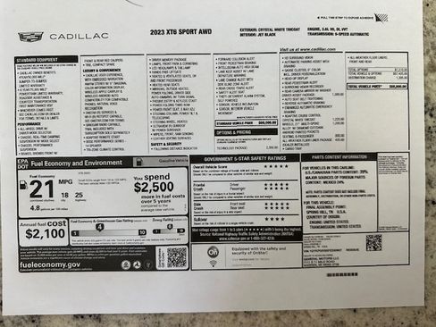 Used 2023 Cadillac XT6 Sport w/ Technology Package image 13