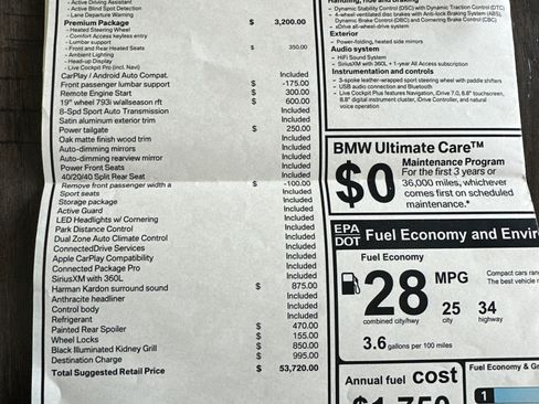 Used 2021 BMW 330i xDrive Sedan w/ Premium Package image 14