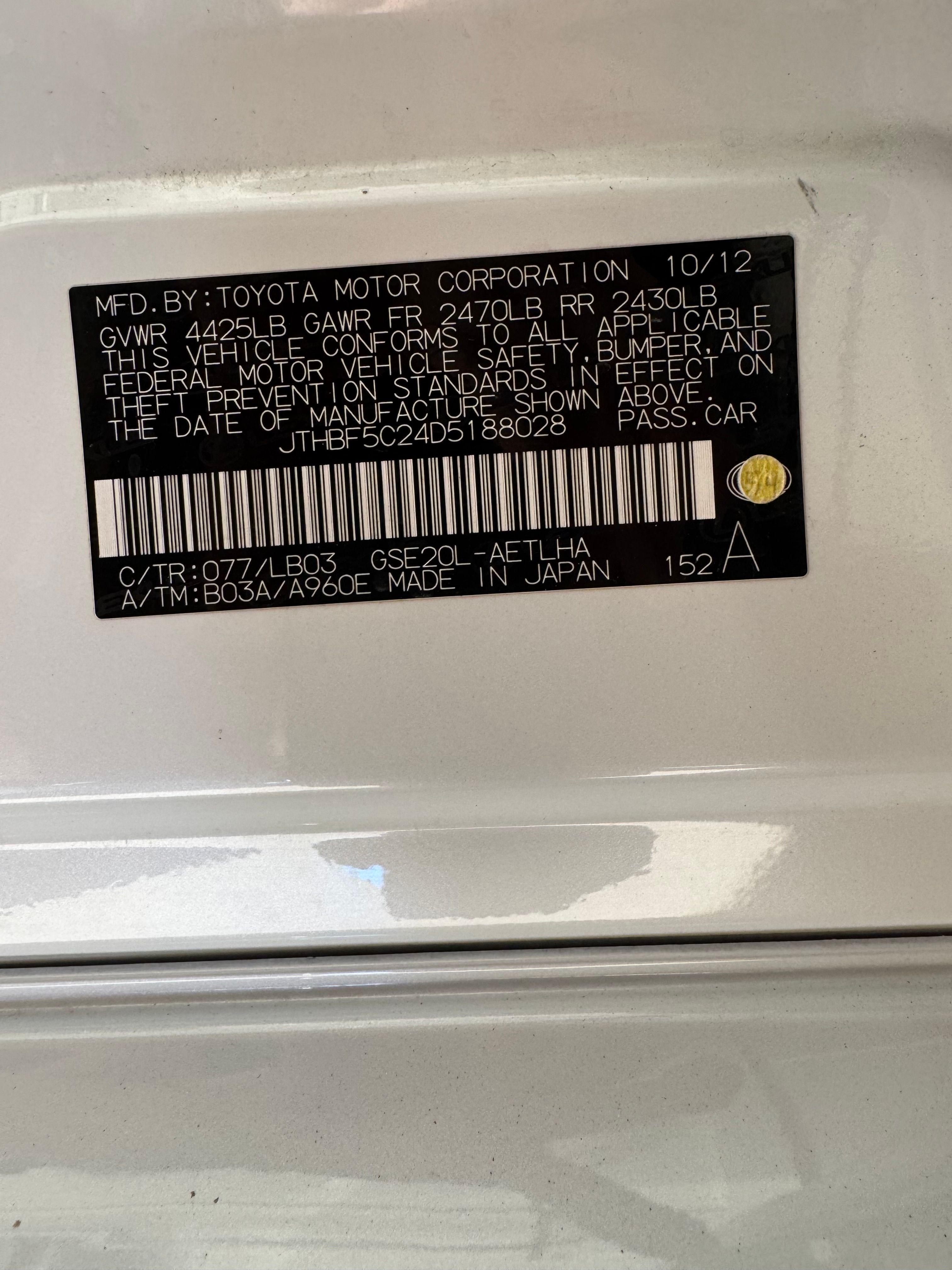 Used 2013 Lexus IS 250 w/ Premium Pkg Value Edition RWD image 24