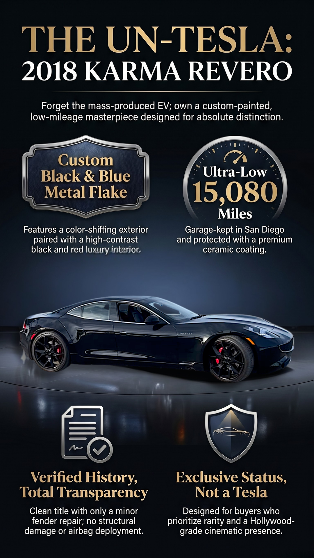 Used 2018 Karma Revero Luxury RWD image 1