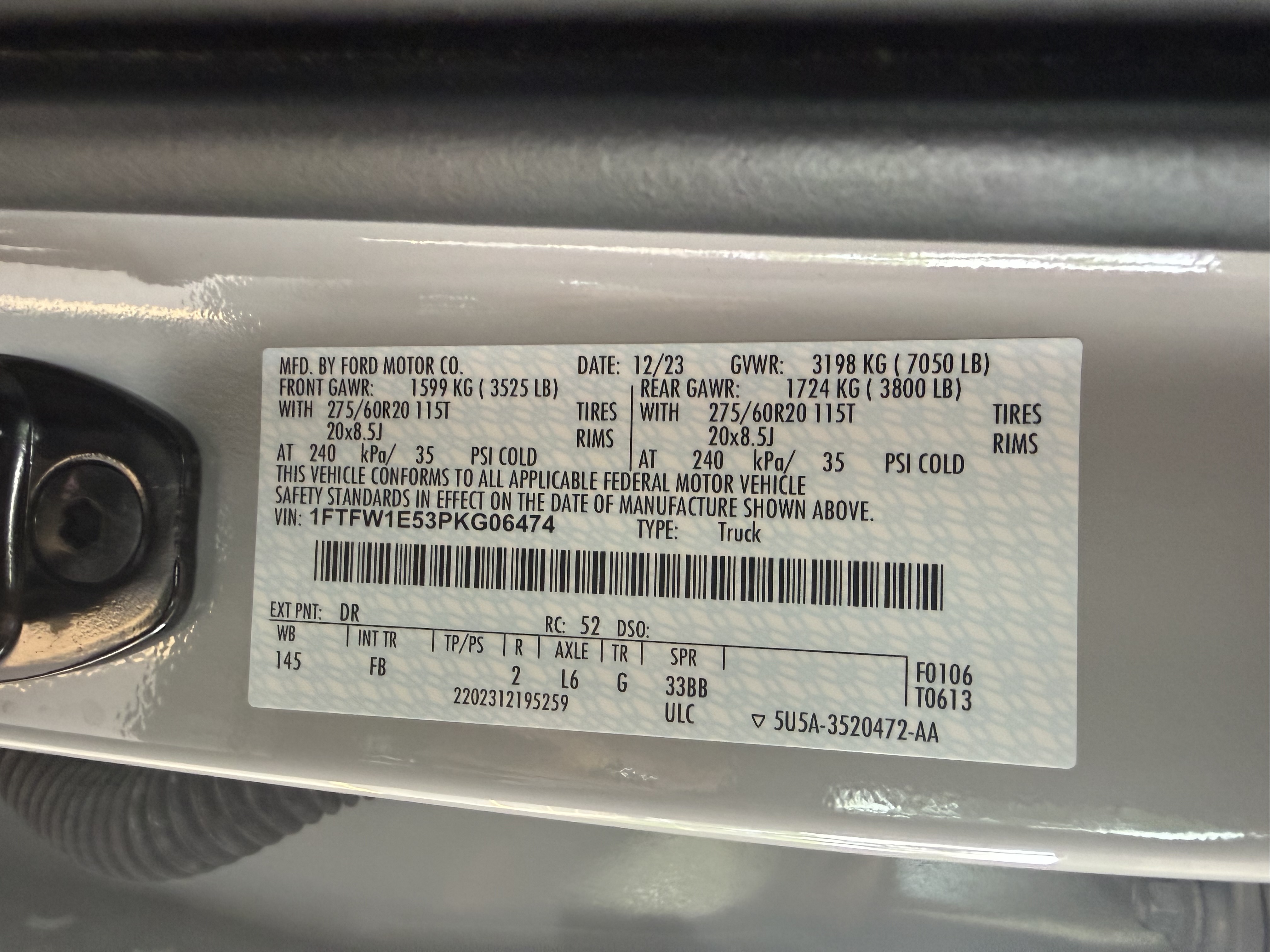 Used 2023 Ford F150 XLT w/ Equipment Group 302A High AWD/4WD image 12