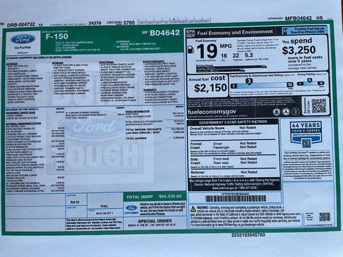 Used 2021 Ford F150 Lariat w/ Equipment Group 502A High image 4