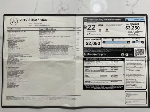 Used 2019 Mercedes-Benz S 450 Sedan image 25