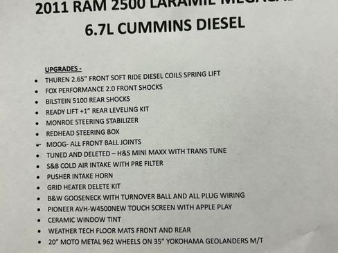 Used 2011 RAM 2500 Laramie w/ Cold Weather Group image 9