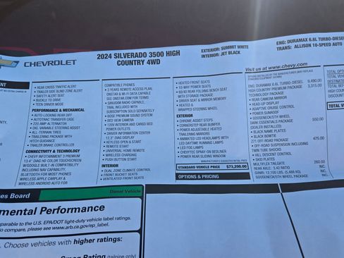 Used 2024 Chevrolet Silverado 3500 High Country w/ High Country Premium Package image 9