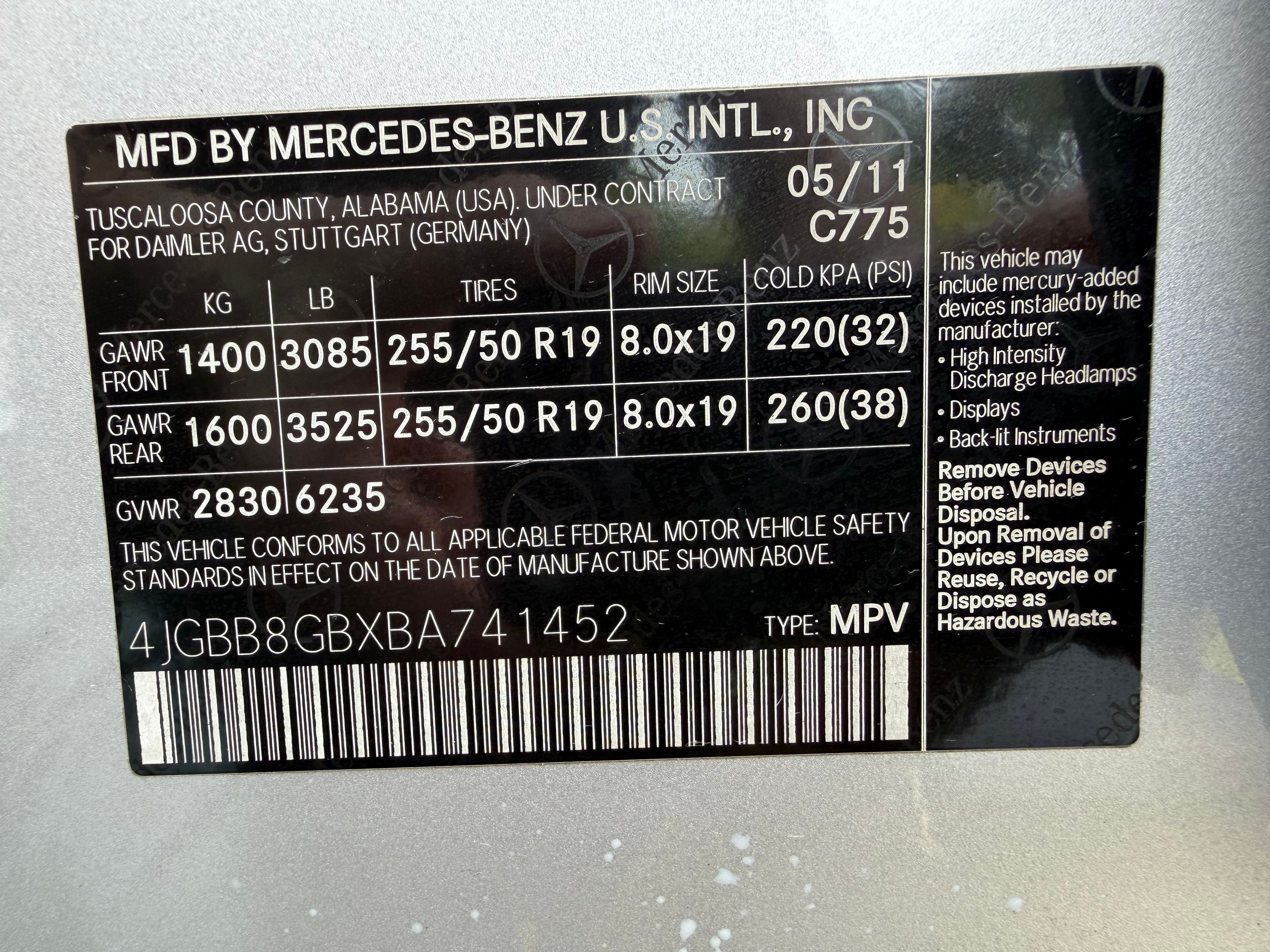 Used 2011 Mercedes-Benz ML 350 4MATIC image 12