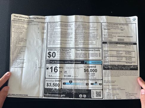 Used 2014 BMW M6 Convertible image 6