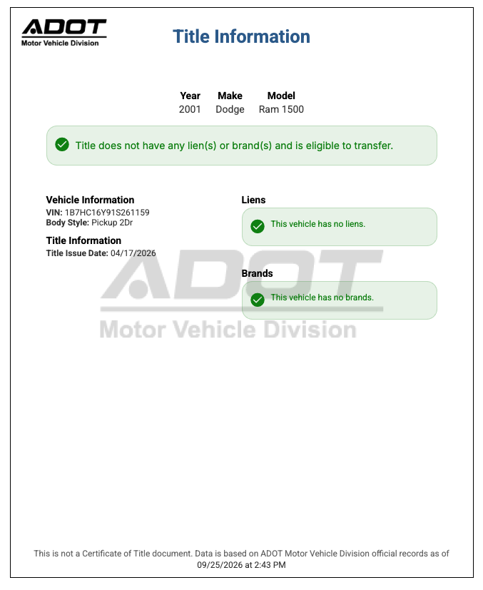 Used 2001 Dodge Ram 1500 Truck 2WD Regular Cab image 26