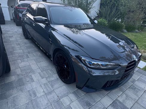 Used 2023 BMW M3 Competition w/ Parking Assistance Package RWD image 2