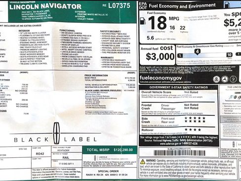 Used 2024 Lincoln Navigator L Black Label image 17