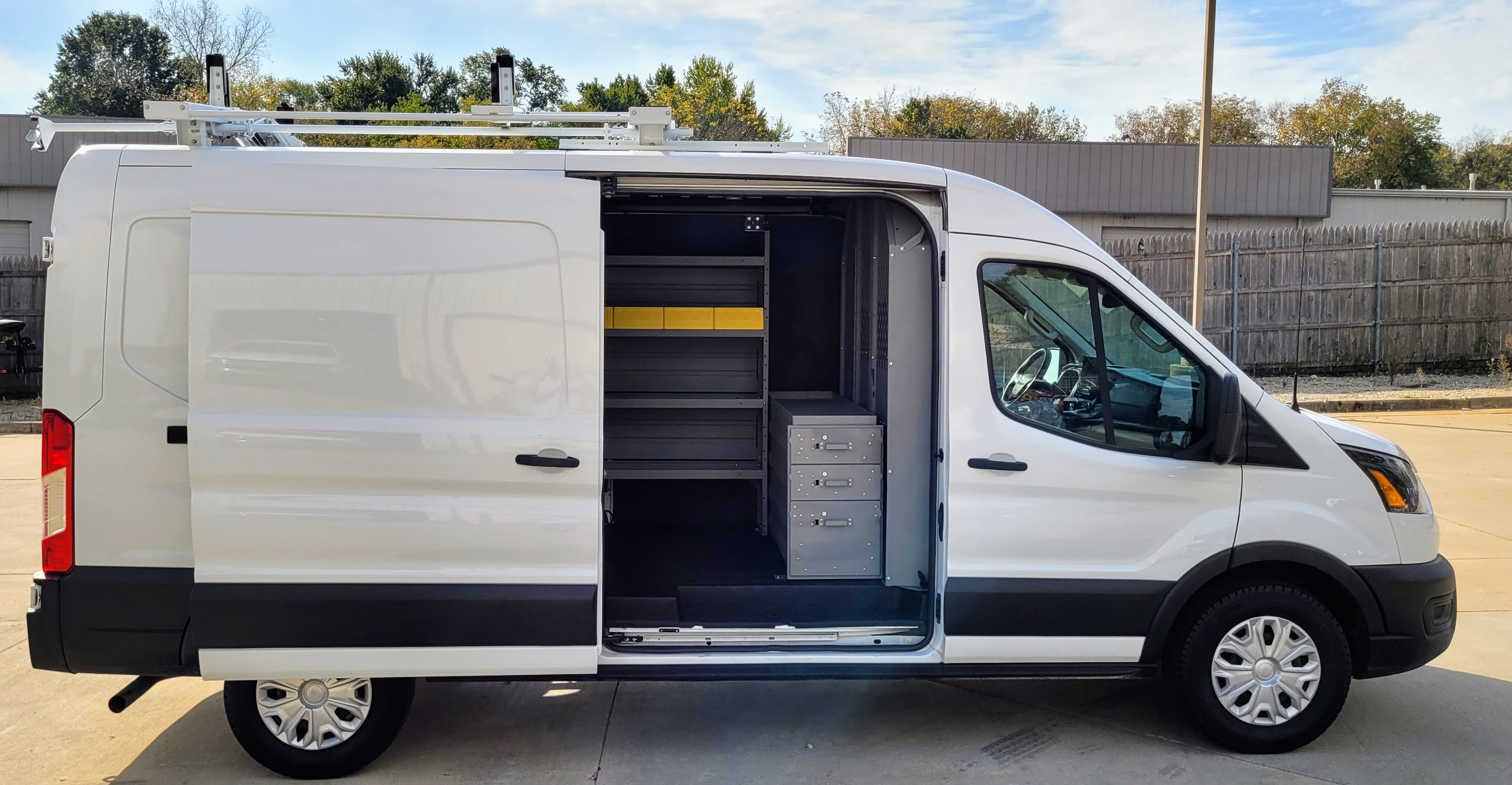 Used 2021 Ford Transit 250 Medium Roof w/ Load Area Protection Package RWD image 8