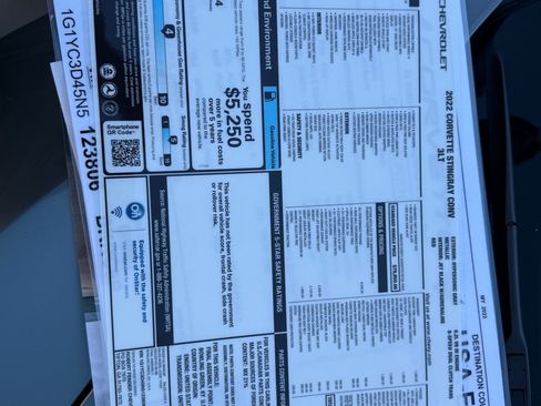 Used 2022 Chevrolet Corvette Stingray Premium Conv w/ Z51 Performance Package image 20