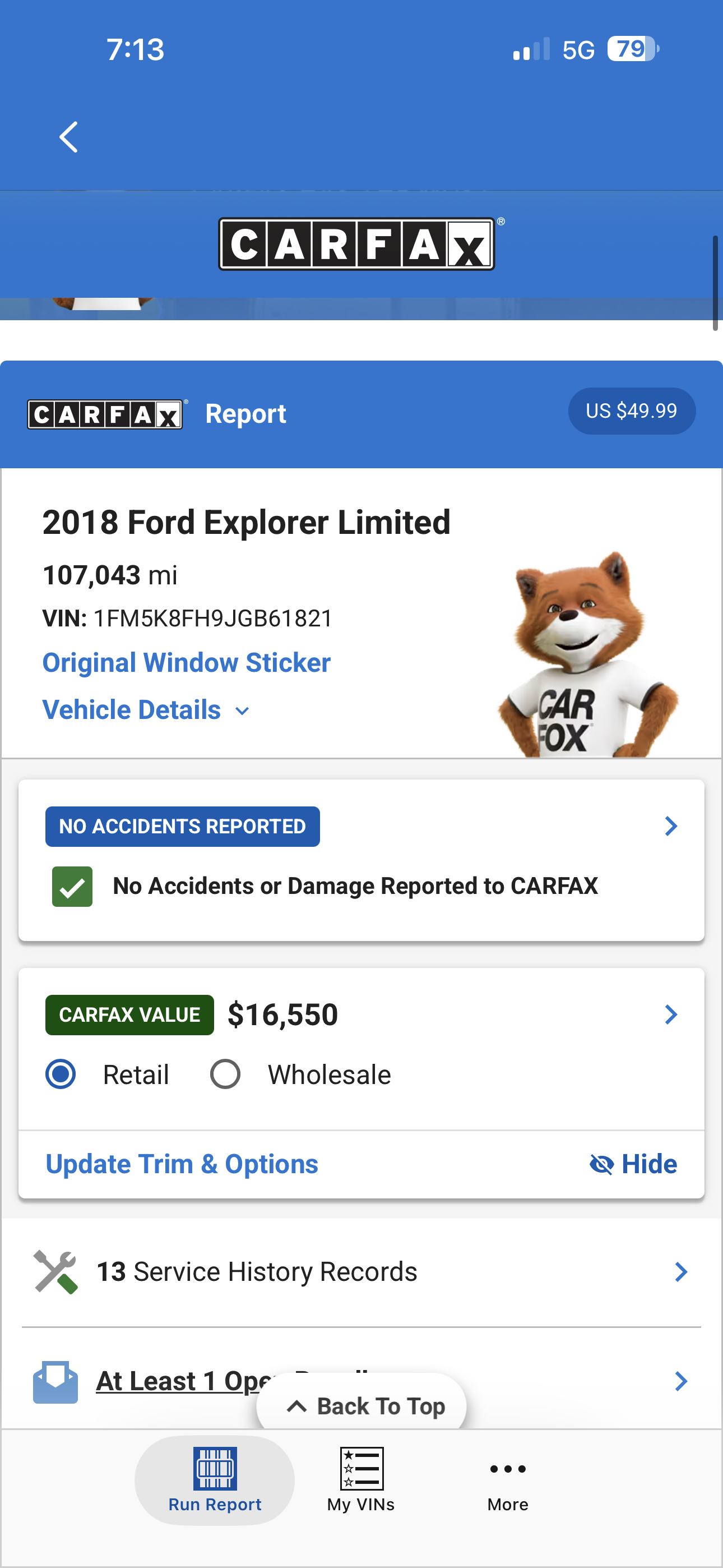 Used 2018 Ford Explorer Limited AWD/4WD image 17