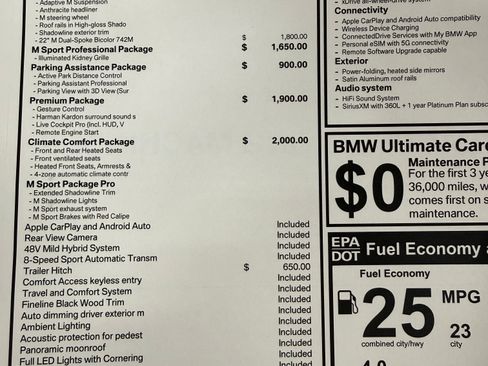 Used 2025 BMW X5 xDrive40i w/ M Sport Package AWD/4WD image 8
