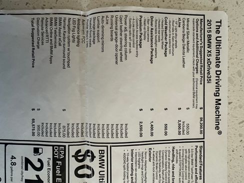 Used 2015 BMW X5 xDrive35i image 9