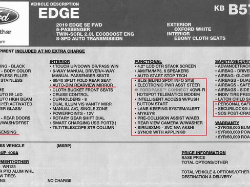 Used 2019 Ford Edge SE image 23