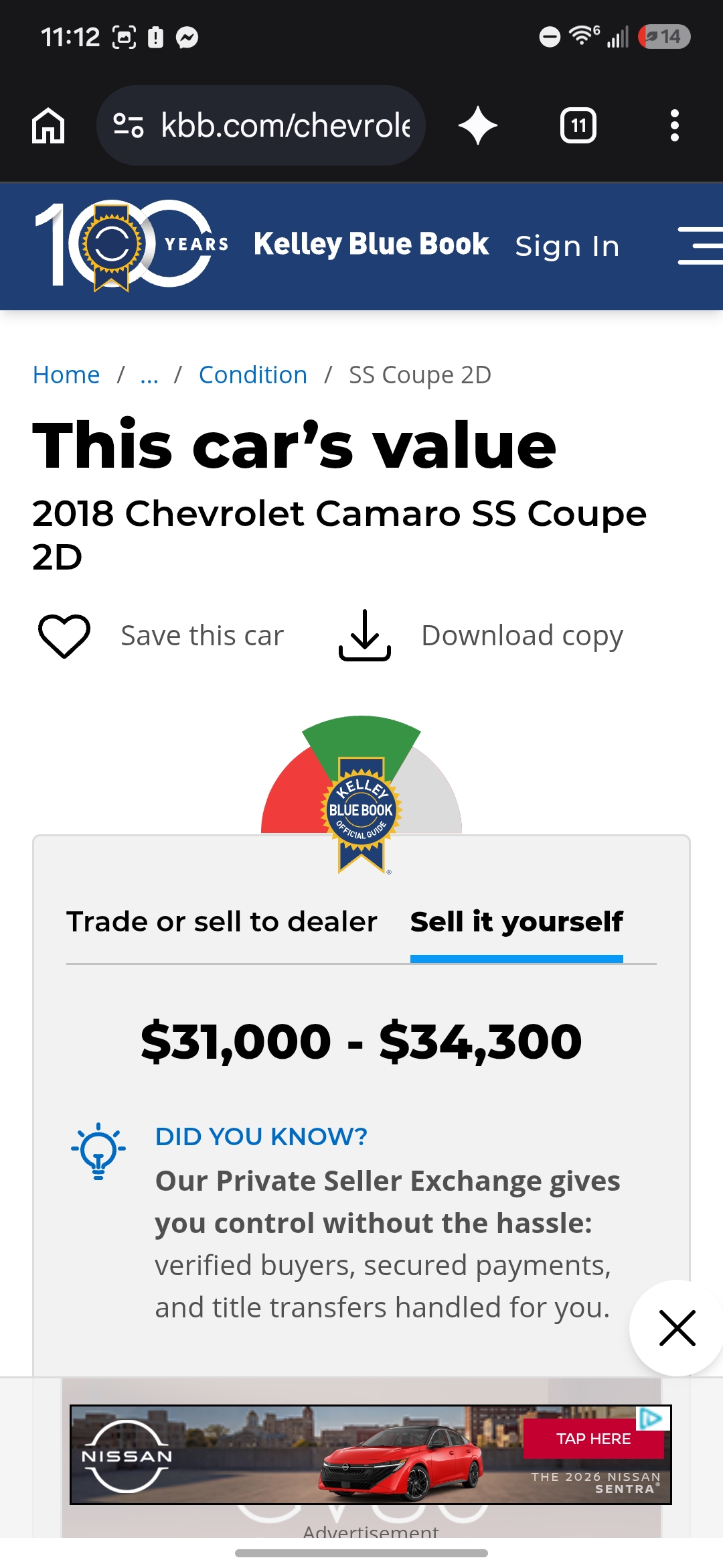 Used 2018 Chevrolet Camaro SS RWD image 15