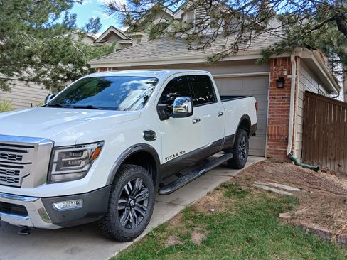 Used 2021 Nissan Titan Platinum Reserve w/ Moonroof Package AWD/4WD image 1