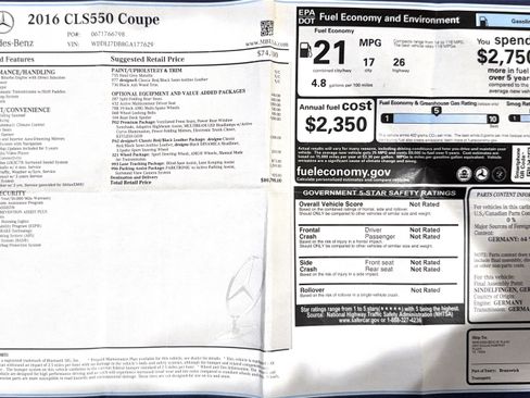 Used 2016 Mercedes-Benz CLS 550 image 22