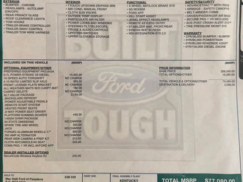 Used 2026 Ford F350 XLT w/ XLT Value Package RWD image 9
