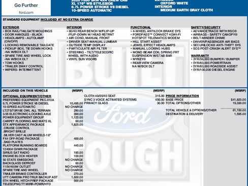 Used 2020 Ford F350 XL w/ STX Appearance Package image 27