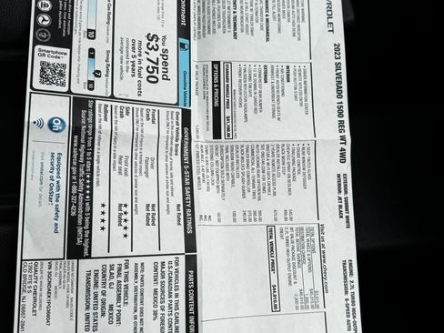 Used 2023 Chevrolet Silverado 1500 W/T w/ WT Value Package image 27