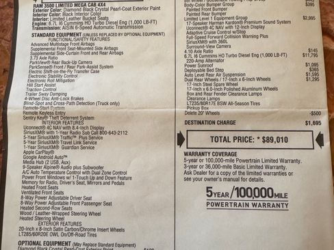 Used 2019 RAM 3500 Limited image 12