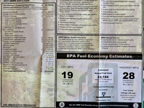 Used 2011 BMW 335i Coupe image 12