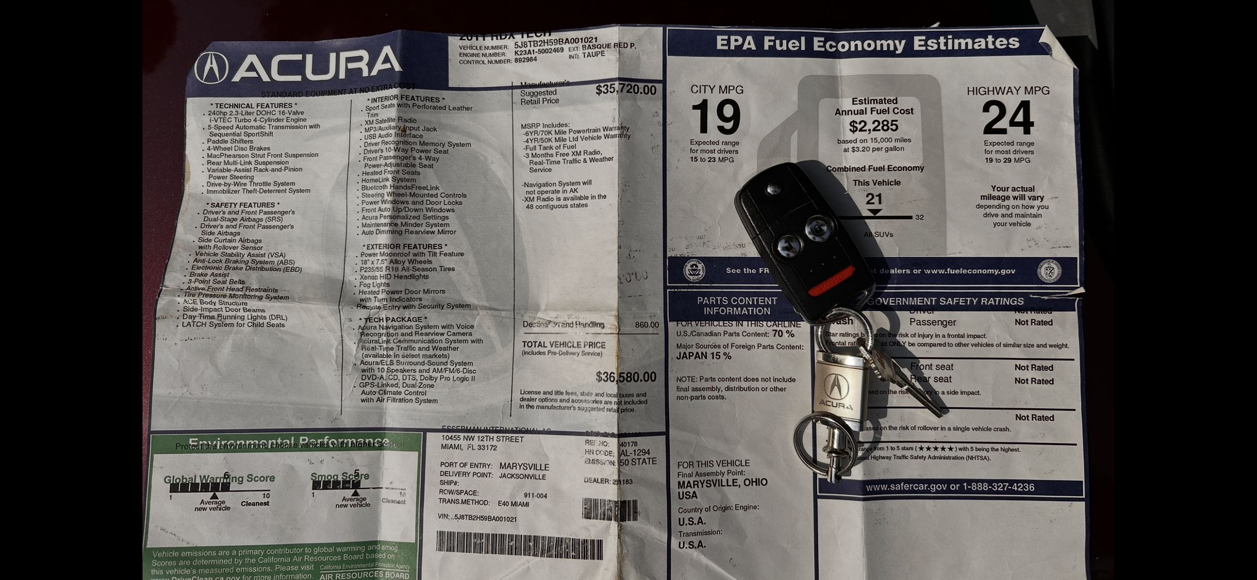 Used 2011 Acura RDX 2WD image 6