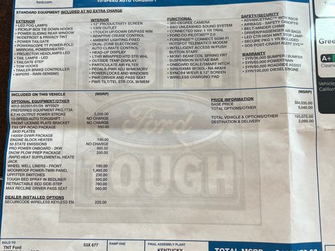 Used 2025 Ford F450 Platinum w/ FX4 Off-Road Package image 24