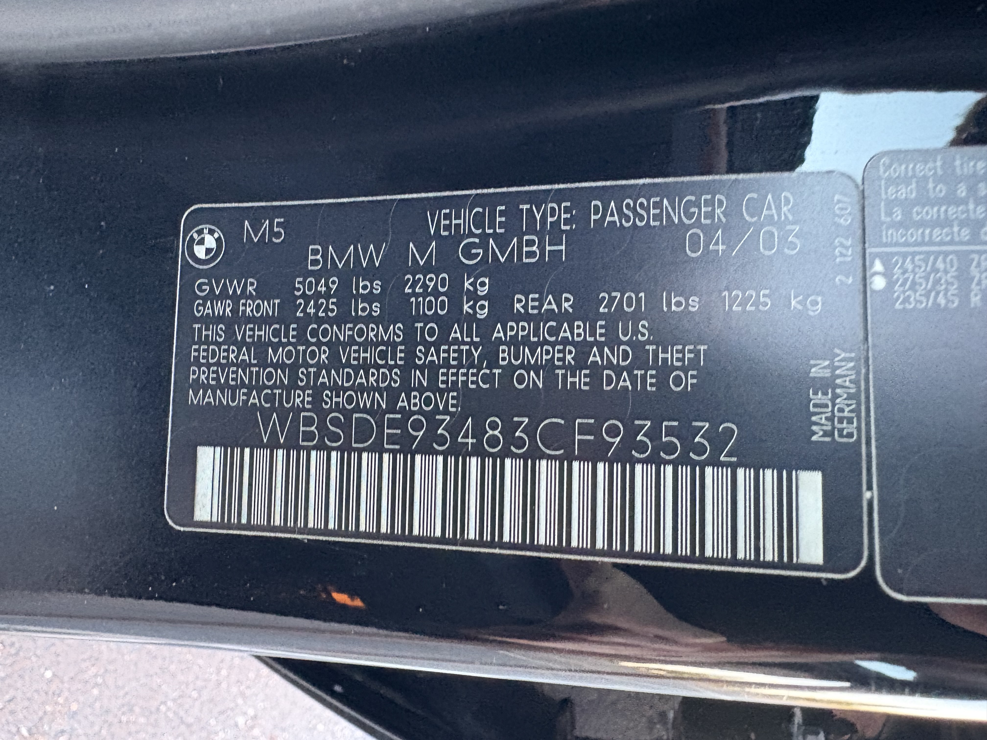 Used 2003 BMW M5 RWD image 28
