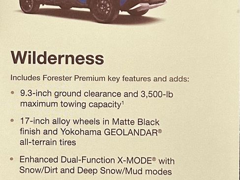 Used 2026 Subaru Forester Wilderness w/ Wilderness Plus Package AWD/4WD image 26