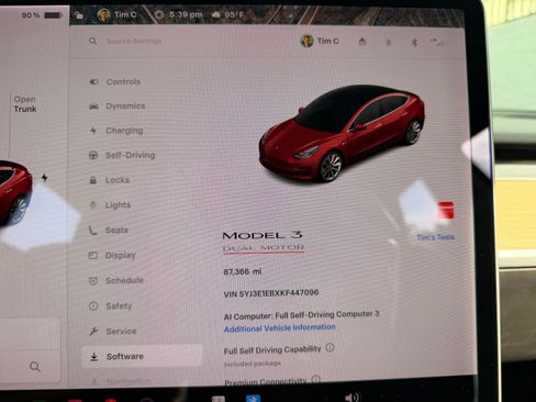 Used 2019 Tesla Model 3 Performance AWD/4WD image 2