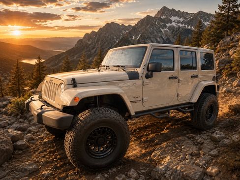 Used 2017 Jeep Wrangler Unlimited Sahara w/ Connectivity Group AWD/4WD image 2