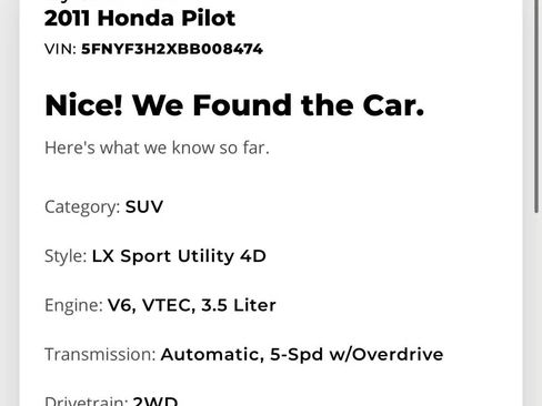 Used 2011 Honda Pilot LX image 21
