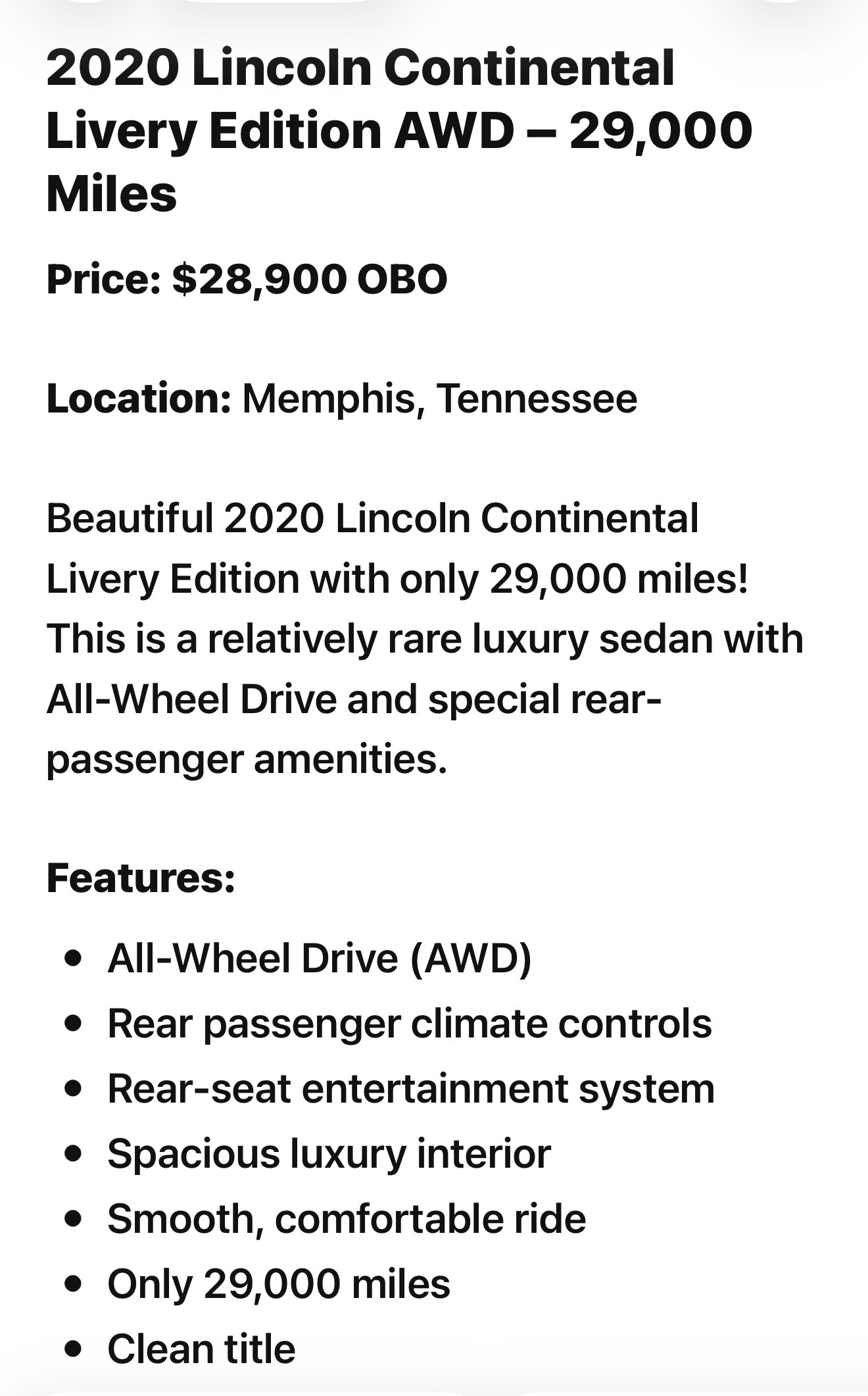 Used 2020 Lincoln Continental AWD w/ Equipment Group 500A image 15