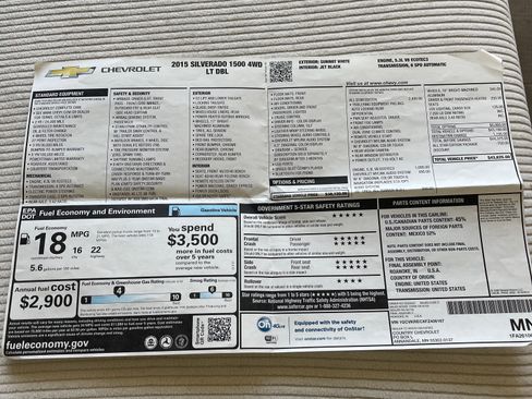 Used 2015 Chevrolet Silverado 1500 LT w/ All Star Edition image 13