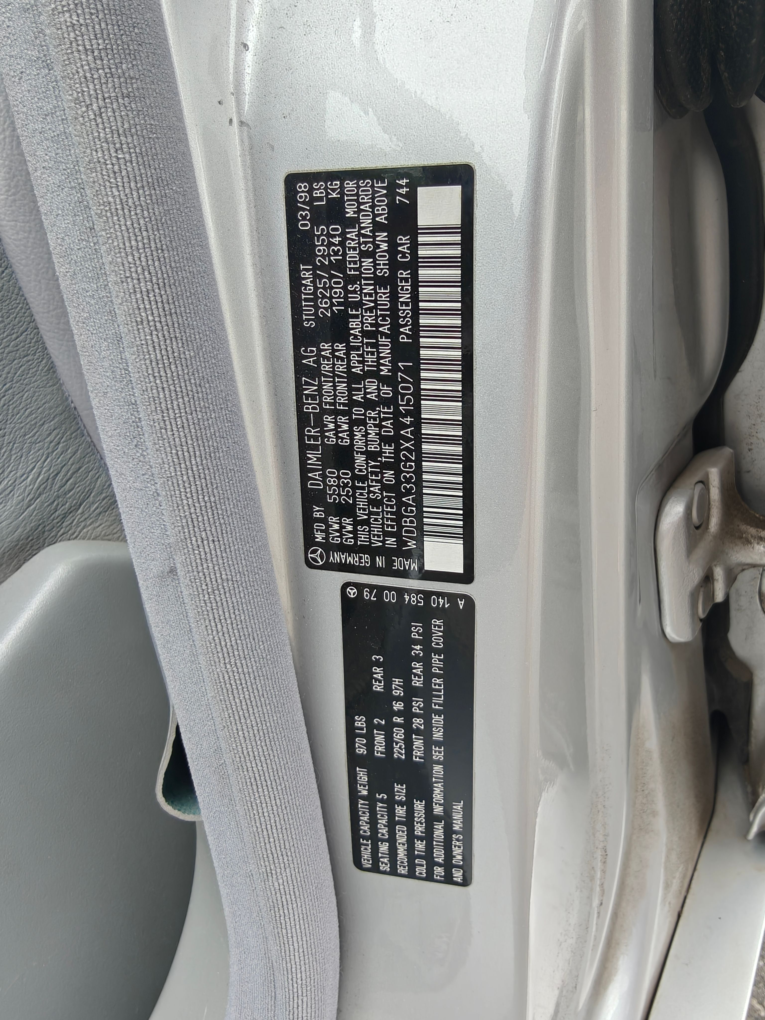 Used 1999 Mercedes-Benz S 320 image 17